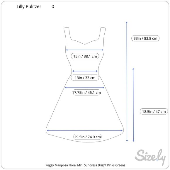 Lilly Pulitzer Peggy Mariposa Floral Mini Sundress Smocked Back Preppy Colors 0 - Picture 12 of 12